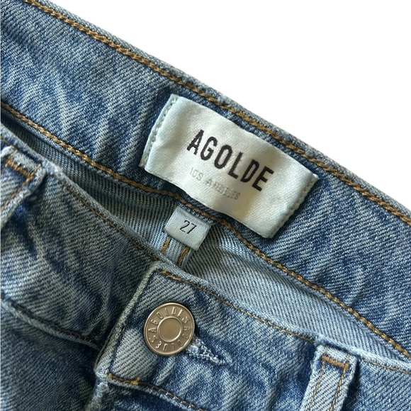 AGOLDE Wilder Mid Rise Comfort Straight Cascadia
Sz 27 A156C-1255 Organic Cotton - Picture 6 of 8